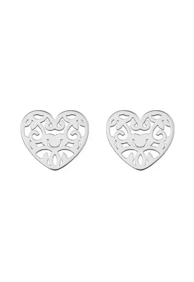Cercei din Argint 925 Inimi Decupate