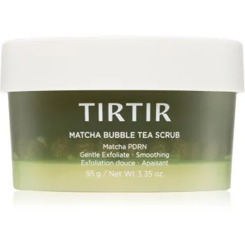 TIRTIR Matcha Bubble Tea Scrub curatare usoara dupa exfoliere cu efect calmant