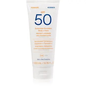 Korres Yoghurt lotiune pentru bronzat cu efect de hidratare