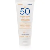 Korres Yoghurt lotiune pentru bronzat cu efect de hidratare