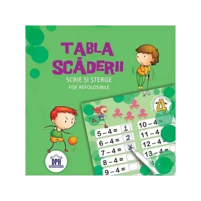 Tabla scăderii cu carioca - Paperback brosat - ***