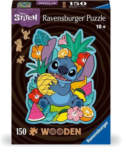 Puzzle din lemn Ravensburger din 150 de piese - Disney: Stitch