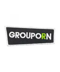 Patch GROUPORN velcro textil - Default Title