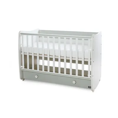 Patut balansoar, transformabil, Lorelli Dream 60 x 120 cm, White Milky Green