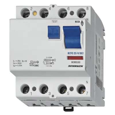 Intreruptor diferential 100A 4poli 30mA