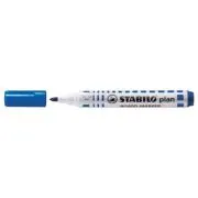 Marker pentru tabla Stabilo Plan 64, varf rotund, 2. 5-3. 5mm, albastru