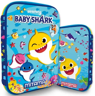 Penar școlar echipat Mitama Baby Shark - Cu efect 3D, asortiment
