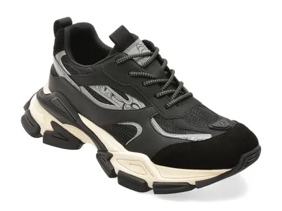 Pantofi sport GRYXX negri, 11003, din piele naturala