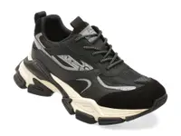 Pantofi sport GRYXX negri, 11003, din piele naturala
