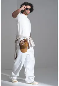 Tricou lejer de bumbac organic - Alb murdar