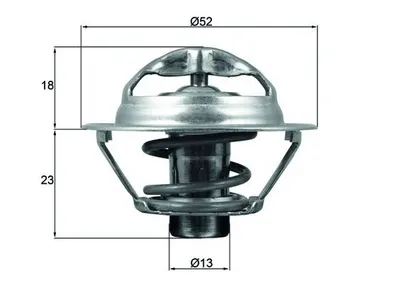 Termostat Lichid Racire (95 C) Potrivit Nissan Juke, Micra Iv, Note, Primera, Qashqai I, Tiida, X-Trail I, X-Trail Ii; Renault Clio Iii, Clio Iv, Fluence, Grand Scenic Iii 1.2-2.5 07.01