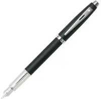 Stilou Sheaffer 100 - Matte Nickel Cap and Barrel Black
