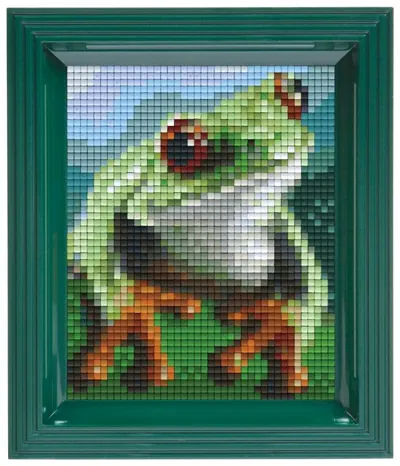 Mozaic cu ramă Pixelhobby -Set de pixeli clasici pentru broaște