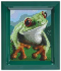 Mozaic cu ramă Pixelhobby -Set de pixeli clasici pentru broaște