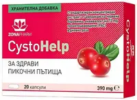 Cystohelp, 390 mg, 20 capsule, Zona Pharma