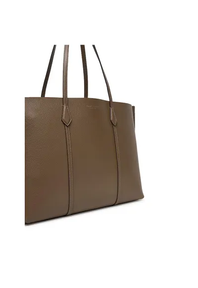 Geanta dama Perry Tote 250 - culoare ciuperca salbatica - din piele naturala
