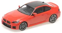 Model de colecție MINICHAMPS Contemporary: Automobile - BMW M2 (G87) Coupe, Red Metallic, 2023 - L.E. 336 pcs.