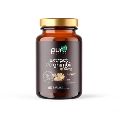 Extract de ghimbir – Digestie activa - 60cps PureOrganics