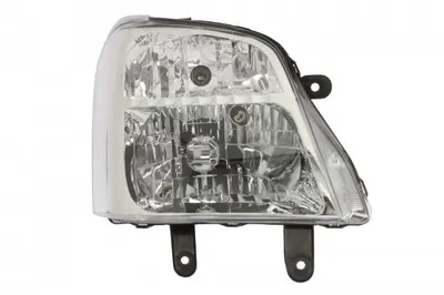 Far Dreapta (H4, manual, fara motoras, culoare insert: argintiu, culoare semnalizator: transparent) potrivit ISUZU D-MAX I