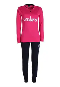 Pijamale dama maneci lungi - UPJ12070S - Fucsia