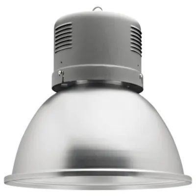 Lampa Suspendata pentru Hala Hercules - With Lamp - Smooth Optic - Open Optic - 400w Me E40 230v-50hz - Ip20 - Class I - Graphite Grey