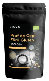 Praf de copt ecologic fara gluten, 50g, Niavis