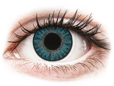 TopVue Color daily - Blue - cu dioptrie (10 lentile)