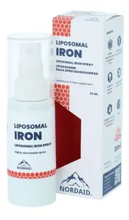 Liposomal Iron Spray de gură, 30 ml, Nordaid