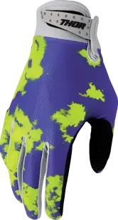 Manusi atv cross Thor Launchmode Bleach, culoare mov verde, marime S