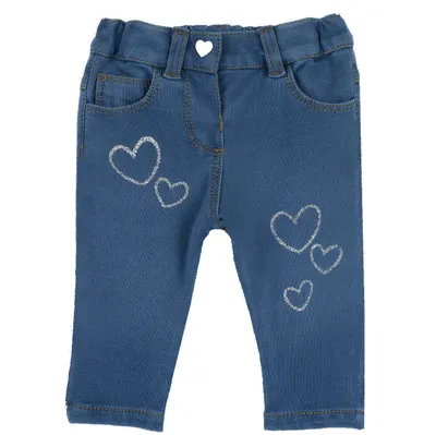 Pantaloni lungi copii Chicco, albastru, 08408