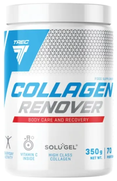 Collagen Renover, căpșună și banană, 350 g, Trec Nutrition