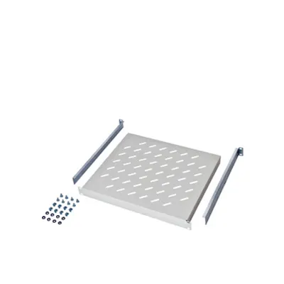 19 shelf fixed 1U 600 RAL7035 lightgrey