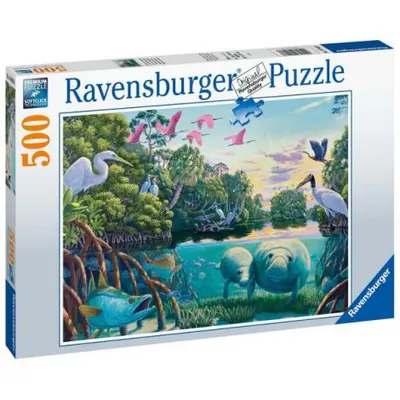 Puzzle Lamantini, 500 Piese
