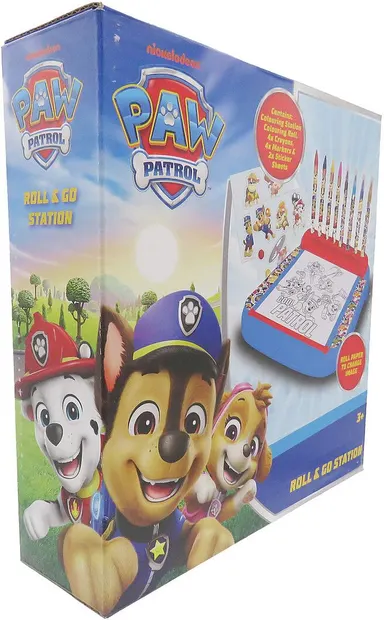 Stație de colorat CYP Brands - Paw Patrol, cu rolă
