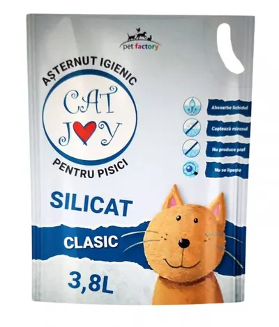 Asternut Silicat Cat Joy Clasic, 3.8 L