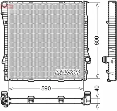 Radiator motor potrivit BMW X5 (E53) 3.0-4.8