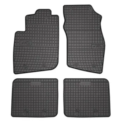 Covor podea FROGUM cauciuc, 4 buc. BASIC, fata spate, set, culoare neagra, potrivit VOLVO S40 I, V40 07.95-06.04, Saloon Station wagon