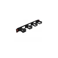 19'' management panel - 1 U - metal 2 axes - quick fixing