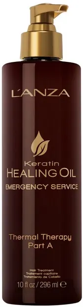 Lanza Keratin Healing Oil Terapie pentru părul deteriorat Emergency Part A, 296 ml