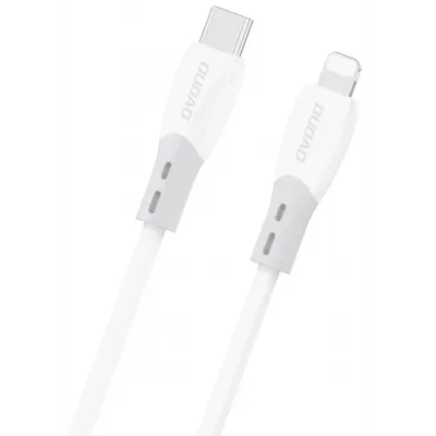 Cablu Date si Incarcare USB-C - Lightning Dudao L25SX, 30W, 1m, Alb