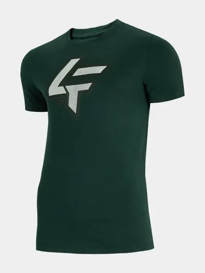 Tricou 4F TSM010, Verde inchis, S