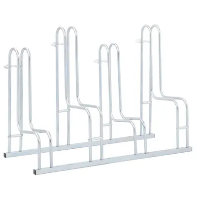 Gossi suport de sine statator pentru 4 biciclete, otel galvanizat