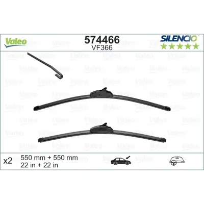 Lamela stergator VALEO 574466
