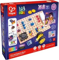 Kit educațional HaPe International LabBox - Studiu de circuit, 30 de piese