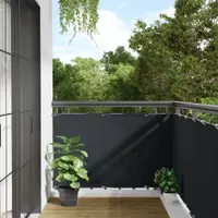 Gossi paravan de balcon, antracit, 90 x 300 cm, tesatura oxford