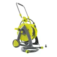 Carucior cu tambur si furtun 15m+2m MESTERINO TOOLS NW-H1115B, racord 1/2 inch, material polipropilena