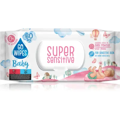 GoWipes Super Sensitive Șervețele umede pentru copii pentru piele sensibila 0+ 60 buc