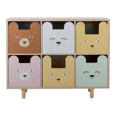 Comodă de copii în culoare naturală din lemn de paulownia 55x88,5x25,5 cm Calle – Bloomingville Mini