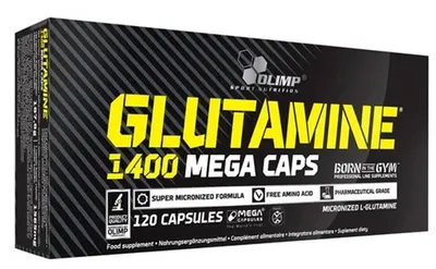 L-Glutamine Mega Caps, 1400 mg, 120 capsule, Olimp