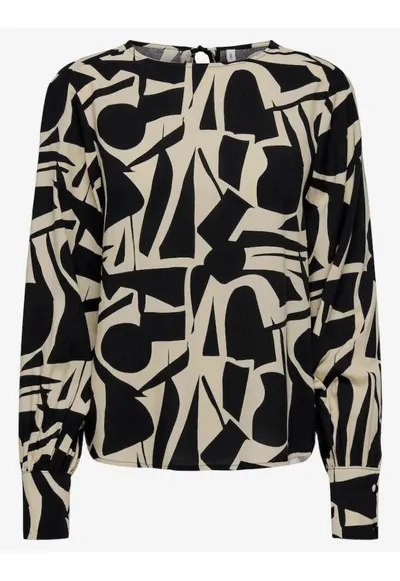 Bluza cu imprimeu abstract Halia